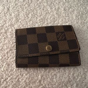 Louis Vuitton Damier Ebene Multicles 6 Ring Key Case UNISEX